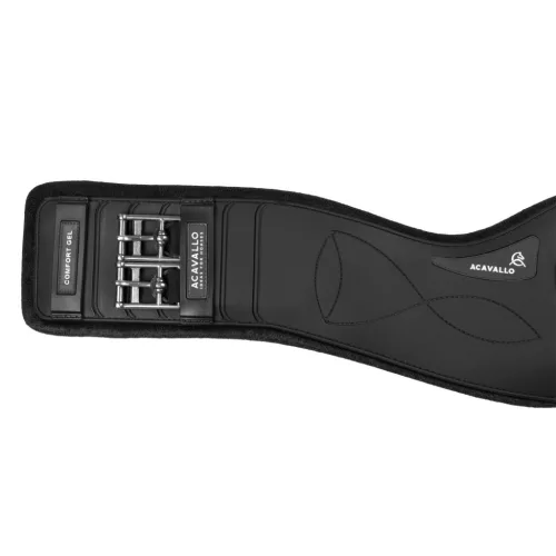 Anatómiai díjlovas heveder gél pvc, 70 cm, fekete