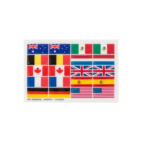 Zászló matricák szett Opera kengyelhez