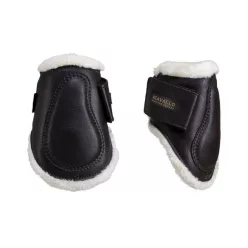 Acavallo Eco-Leather bokavédő, Póni, fekete