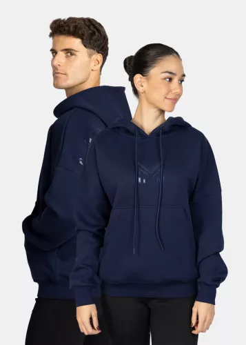 Maximilian Icon Oversized Hoodie (tengerészkék), XXS