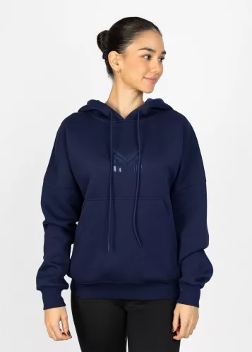 Maximilian Icon Oversized Hoodie (tengerészkék), XXS