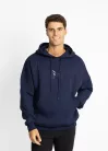 Maximilian Icon Oversized Hoodie (tengerészkék), XXS