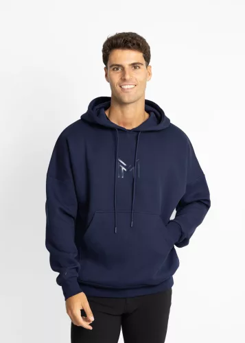 Maximilian Icon Oversized Hoodie (tengerészkék), XXS