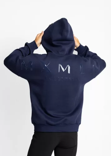 Maximilian Icon Oversized Hoodie (tengerészkék), XXS