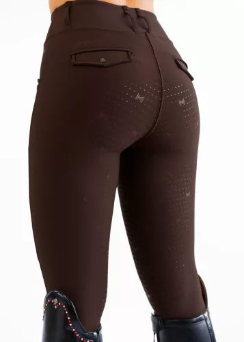 Maximilian Pro Lovas Leggings (csokoládé)