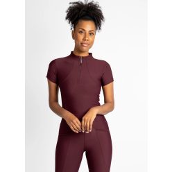 Maximilian rövid ujjú felső - bordó, M