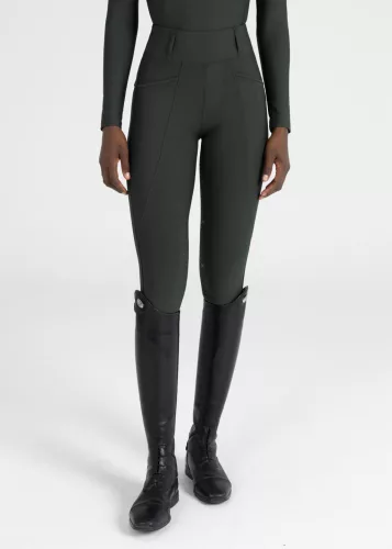 MAXIMILIAN Pro Riding Leggings (Full Grip) - Hunter Green, XXS