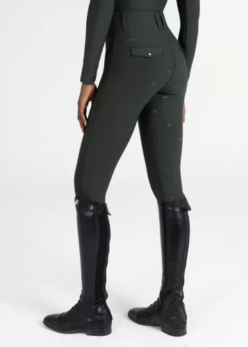 MAXIMILIAN Pro Riding Leggings (Full Grip) - Hunter Green, S