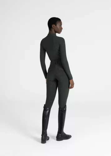 MAXIMILIAN Pro Riding Leggings (Full Grip) - Hunter Green, M