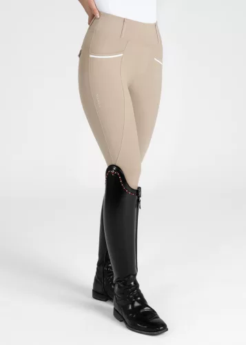 MAXIMILIAN Pro Riding Leggings (Full Grip) - Beige, S