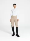 MAXIMILIAN Pro Riding Leggings (Knee Grip) - Beige, XXS
