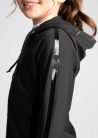 Maximilian YR Reflection cipzáras pulóver - fekete, 3XS