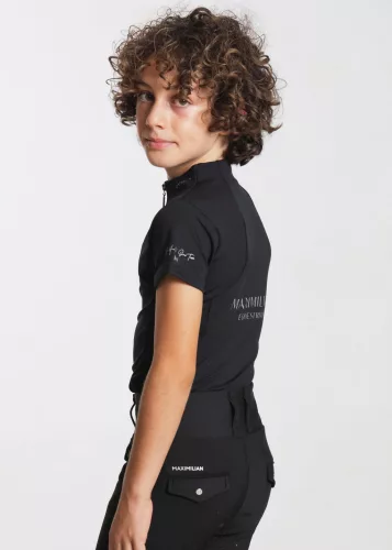 Maximilian YR Rövid Ujjú Alapréteg (fekete), 4XS (125 - 135 cm)