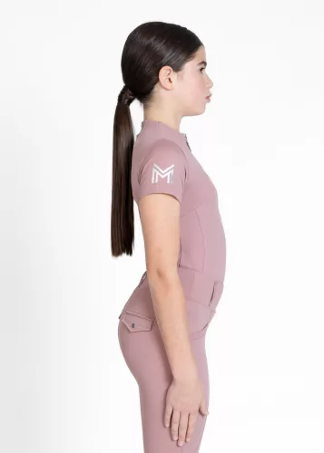 Maximilian YR Rövid Ujjú Alapréteg (rózsaszín taupe), 5XS (115 - 125 cm)