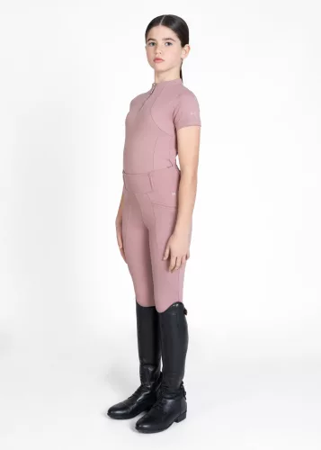 Maximilian YR Rövid Ujjú Alapréteg (rózsaszín taupe), 4XS (125 - 135 cm)