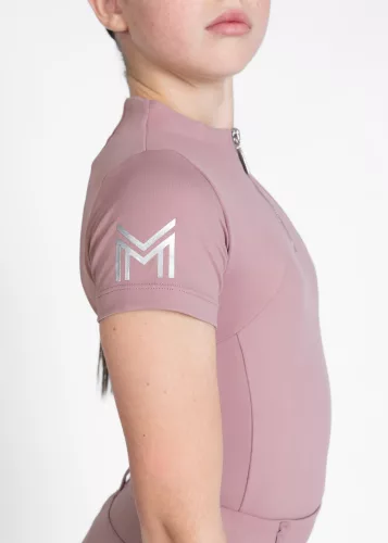 Maximilian YR Rövid Ujjú Alapréteg (rózsaszín taupe), 3XS (135 - 145 cm)