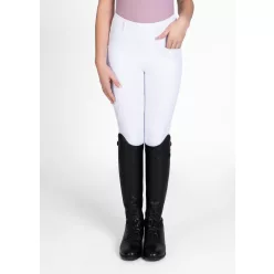 MAXIMILIAN YR Pro Riding Leggings (Full Grip) - White, 3XS