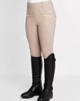 MAXIMILIAN YR Pro Riding Leggings (Full Grip) - Beige, 4XS