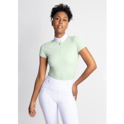 Maximilian Air Rövid Ujjú Versenypóló (zsályazöld)