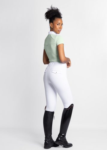 Maximilian Air Rövid Ujjú Versenypóló (zsályazöld)