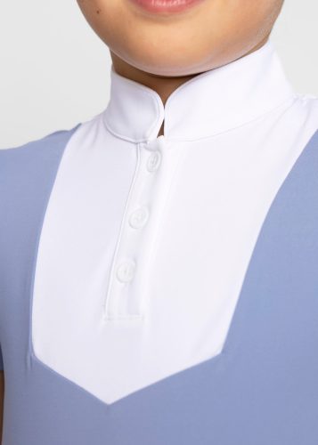 Maximilian YR Sienna Rövid Ujjú Versenypóló (íriszkék)