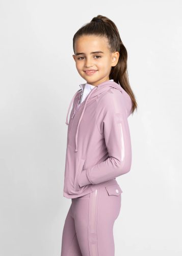 Maximilian YR Reflection cipzáras pulóver - rózsaszín, 5XS