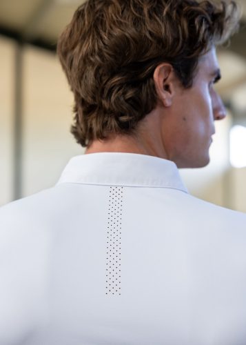 Maximilian Aktív Rövid Ujjú Versenypóló (fehér)