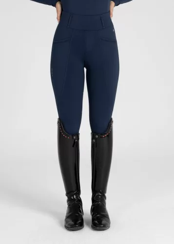 MAXIMILIAN Winter Pro Riding Leggings (Full Grip) - Navy, XS