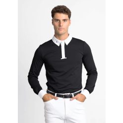   Maximilian Active férfi hosszú ujjú versenying - fekete, XS