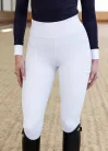 Maximilian Outline Lovagló Leggings (fehér)