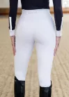 Maximilian Outline Lovagló Leggings (fehér)