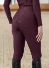 Maximilian Outline Lovagló Leggings (bordó), XL