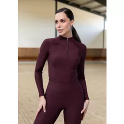 Maximilian Frame Hosszú Ujjú Alapréteg (burgundi), XL