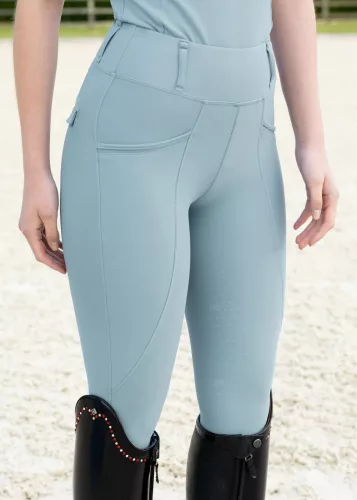 Maximilian Pro lovagló leggings - aqua, XS