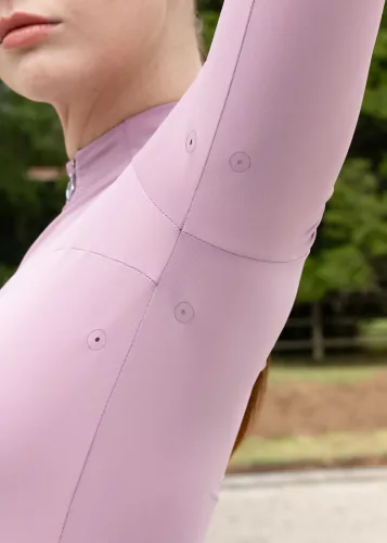 Maximilian Sunblocker hosszú ujjú női lovaglófelső - mauve, S