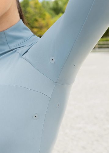 Maximilian Sunblocker hosszú ujjú női lovaglófelső - aqua, XXS