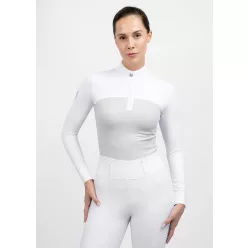 Maximilian Era Hosszú Ujjú Versenypóló (glacier), XL