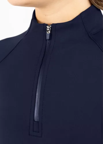 Maximilian YR Code Hosszú Ujjú Aláöltözet (tengerészkék), 5XS (115 - 125 cm)