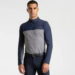   Maximilian Kent Base Layer férfi hosszú ujjú lovaglófelső - sötétkék/bordó, XXS