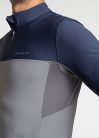 Maximilian Kent Base Layer férfi hosszú ujjú lovaglófelső - sötétkék/bordó, XXS