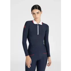   Maximilian Concept hosszú ujjú női lovaglófelső - sötétkék, S