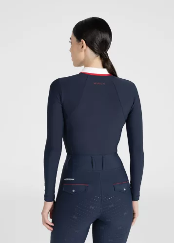 Maximilian Concept Hosszú Ujjú Polo Póló (tengerészkék), XL