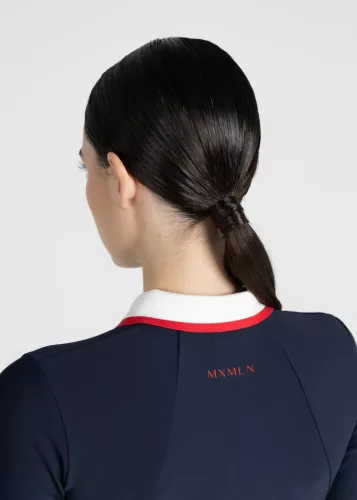 Maximilian Concept Hosszú Ujjú Polo Póló (tengerészkék), XL