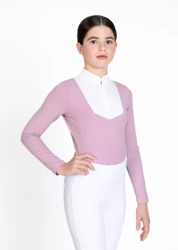 Maximilian YR Sienna Hosszú Ujjú Versenypóló (mauve)