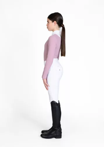 Maximilian YR Sienna Hosszú Ujjú Versenypóló (mauve)