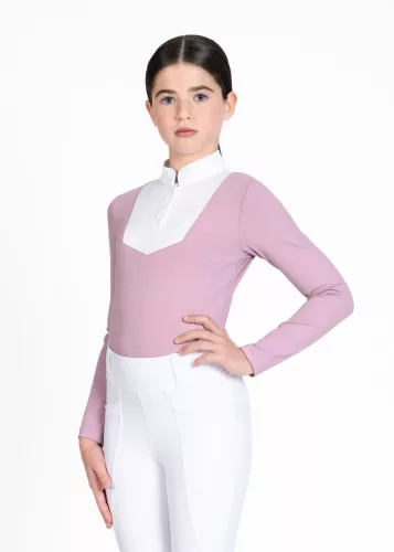 Maximilian YR Sienna Hosszú Ujjú Versenypóló (mauve)
