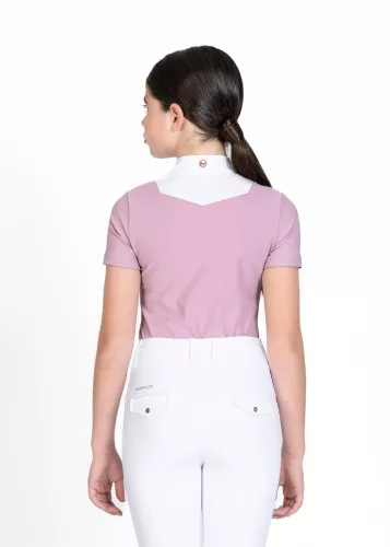 Maximilian YR Sienna Rövid Ujjú Versenypóló (mauve)
