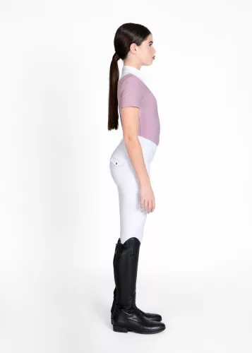 Maximilian YR Sienna Rövid Ujjú Versenypóló (mauve)