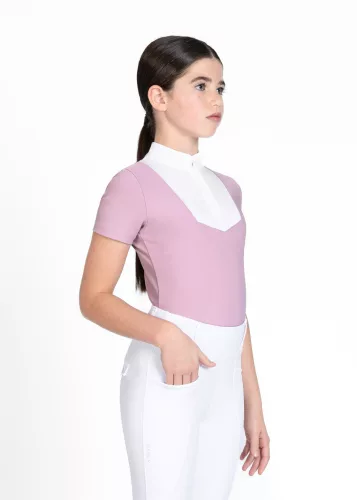 Maximilian YR Sienna Rövid Ujjú Versenypóló (mauve)
