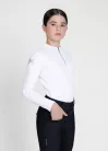 Maximilian YR Téli Hosszú Ujjú Aláöltözet (fehér), 4XS (125 - 135 cm)